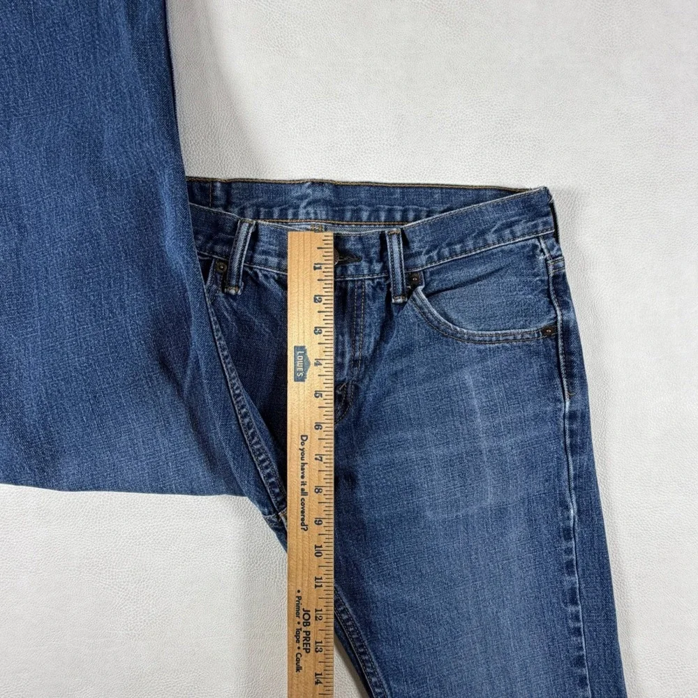 Levis 527 Mens Slim Bootcut Jeans Blue Cowboy Denim Size 30x32 Retro Y2K